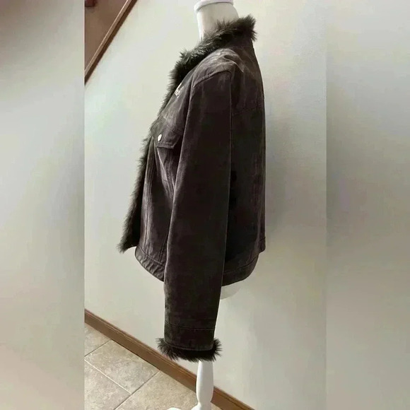 Coldwater Creek | womens suede jacket. Size: PL - Picture 8 of 10